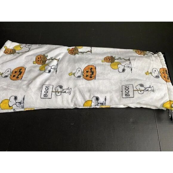Peanuts Halloween Blanket Velvetloft Throw Jack-o-Lantern Snoopy Woodstock 50X70 - Picture 9 of 12